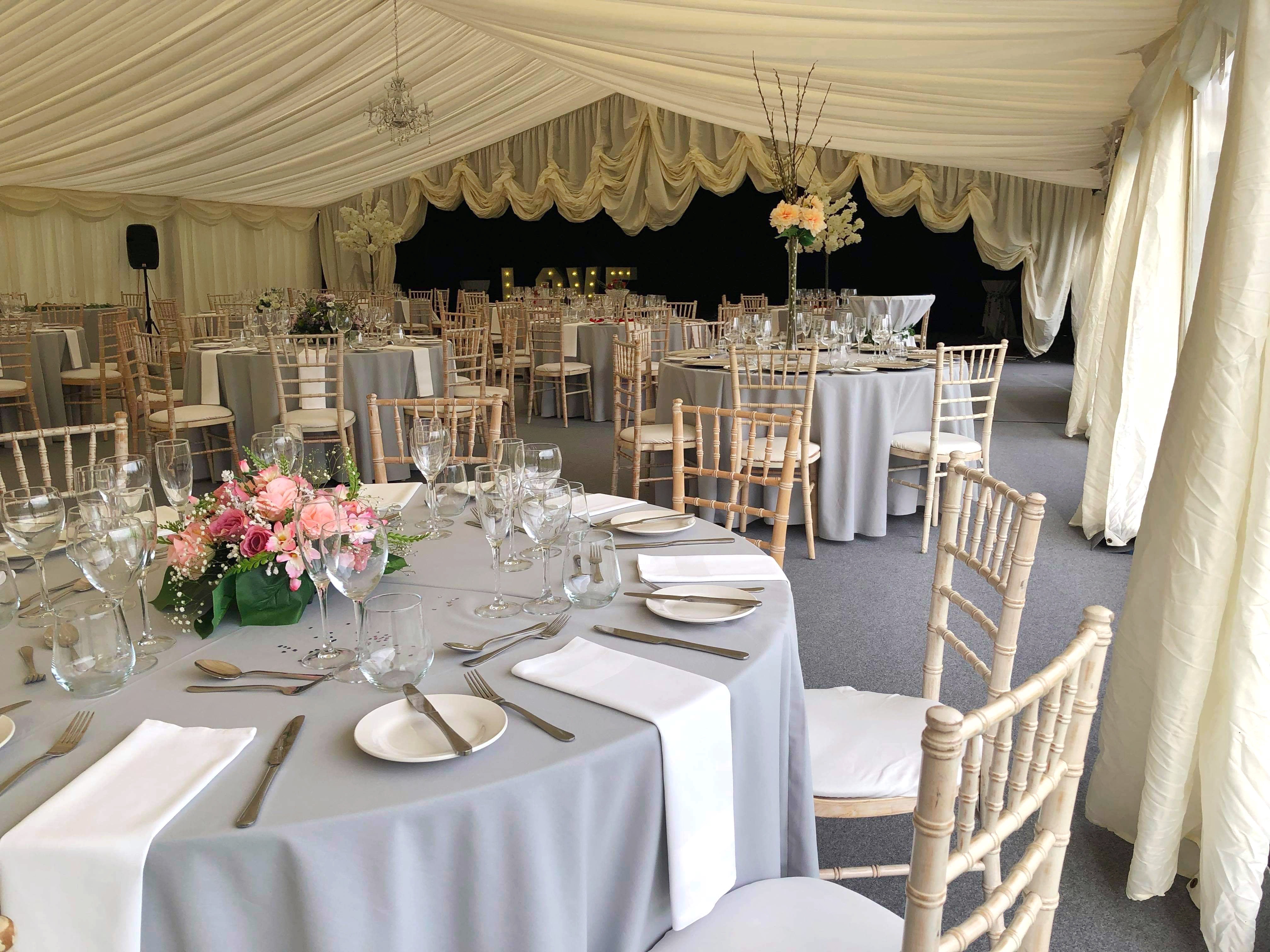 Wedding Venue Tables and Chairs